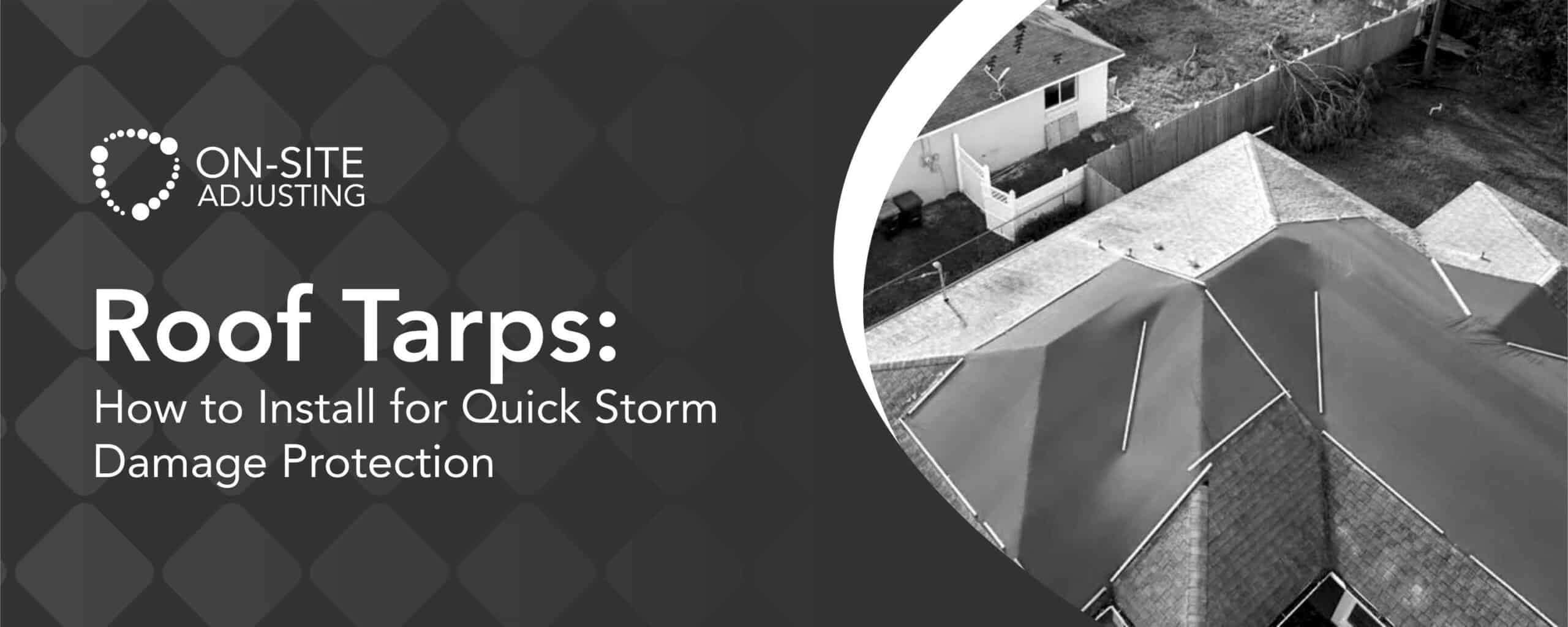 Roof Tarps: How to Install for Quick Storm Damage Protection
